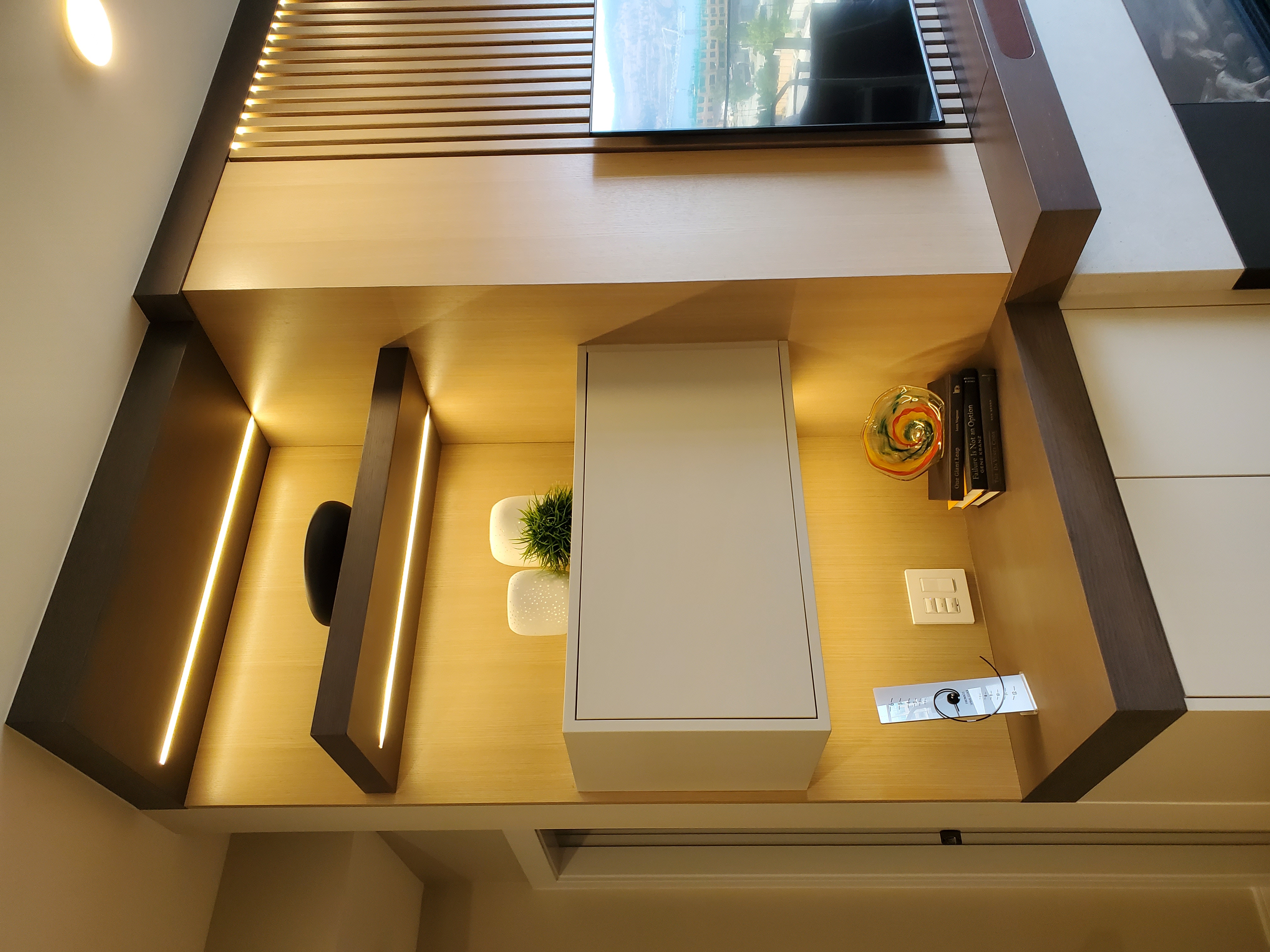 Ariva Place Fireplace wall