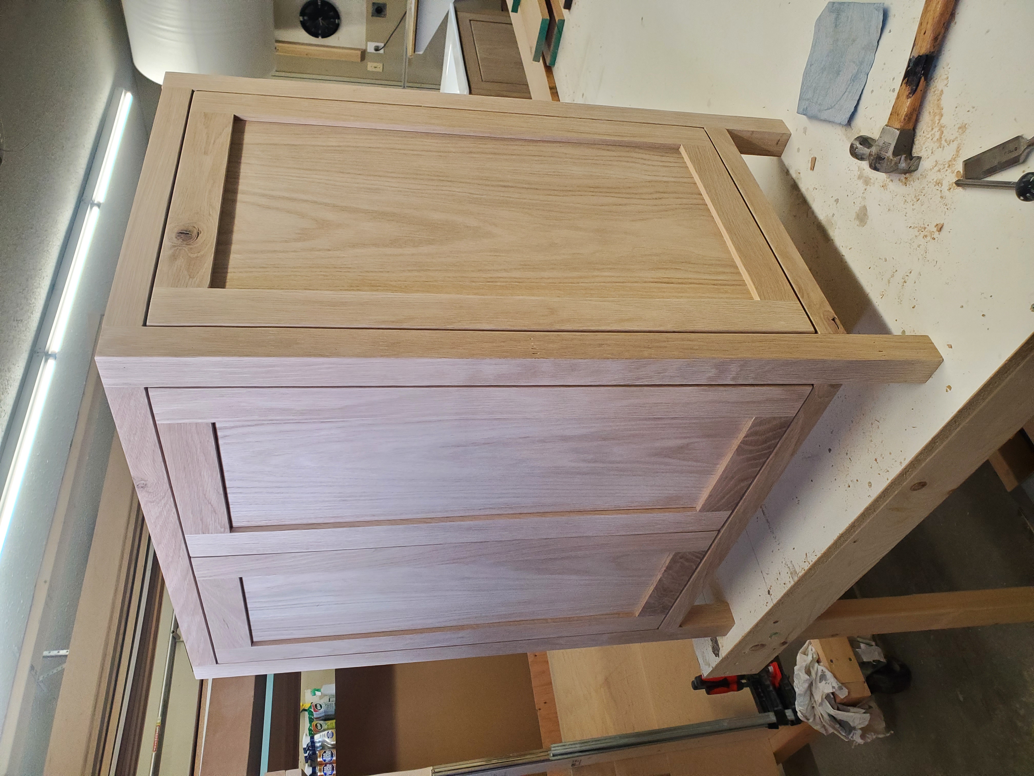 Red oak vanities