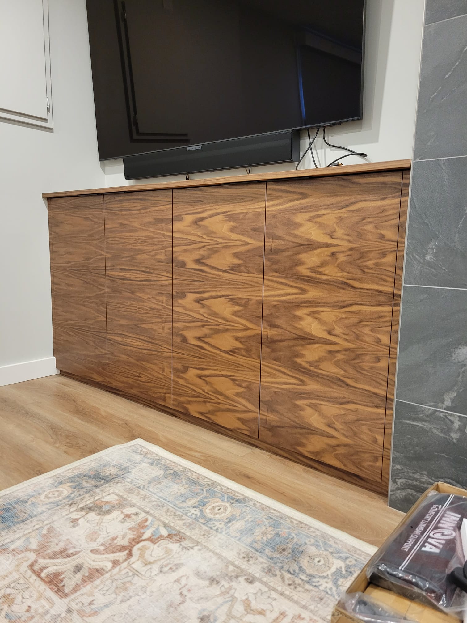 Walnut Media Cabinet